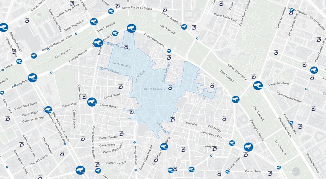 Zona restringida por el APR de Ciutat Vella Zona restringida por el APR de Ciutat Vella