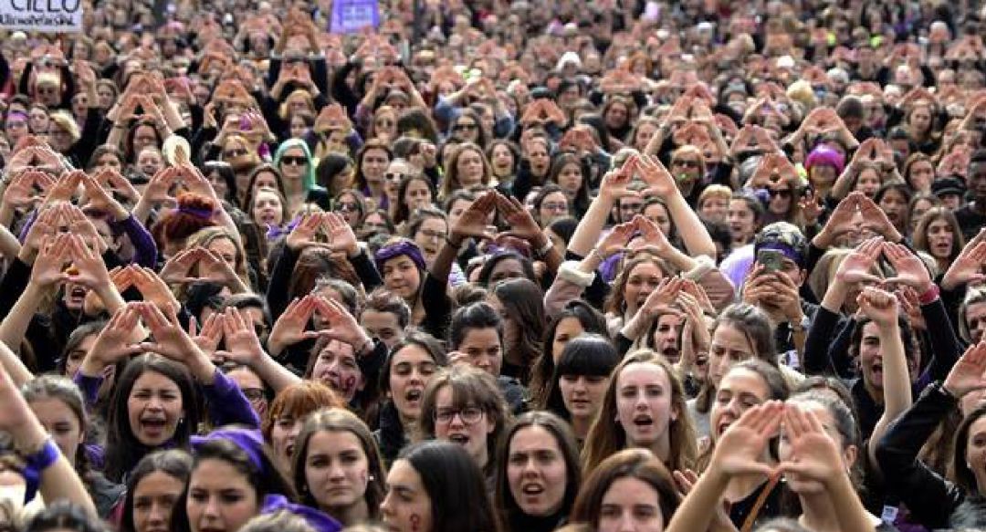 Movilización del 8M en Bilbao en 2019 Movilización del 8M en Bilbao en 2019