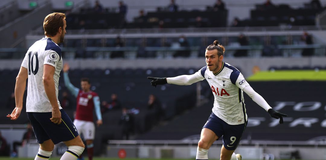 Gareth Bale celebra un gol con el Tottenham Gareth Bale celebra un gol con el Tottenham