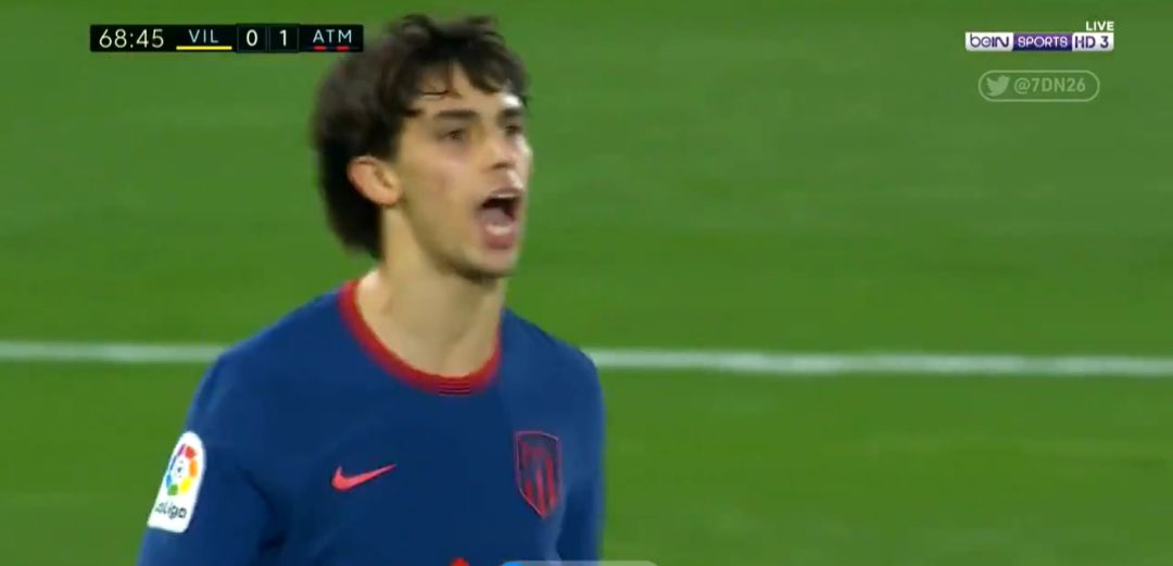 Joao Félix, tras marcar al Villarreal Joao Félix, tras marcar al Villarreal
