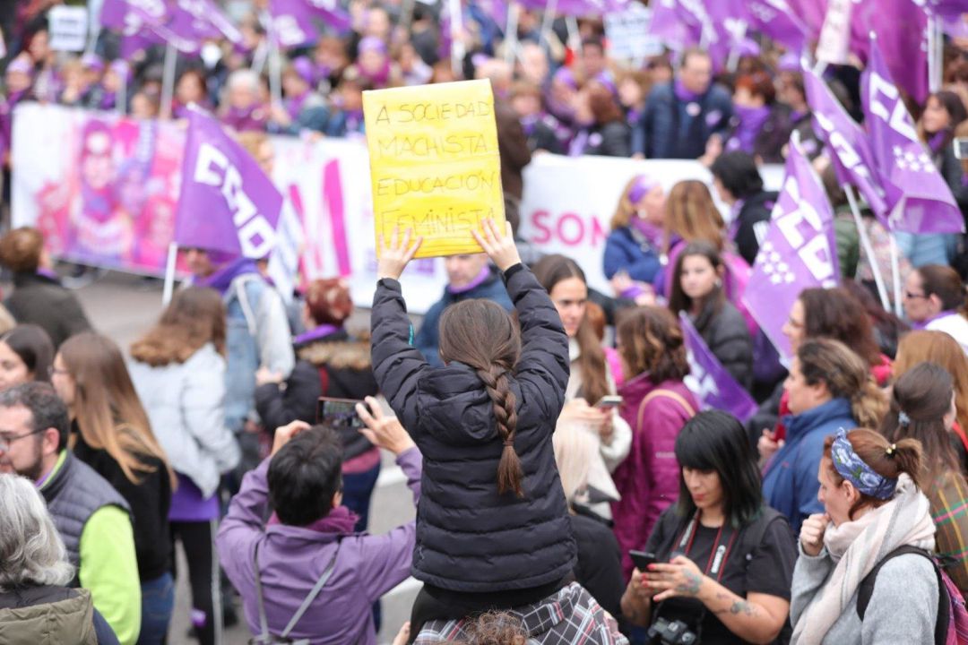 Manifestación del 8M en Madrid. Archivo Manifestación del 8M en Madrid. Archivo