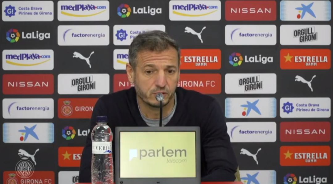 Quique Cárcel en una compereixença d'aquesta temporada. Quique Cárcel en una compereixença d'aquesta temporada.