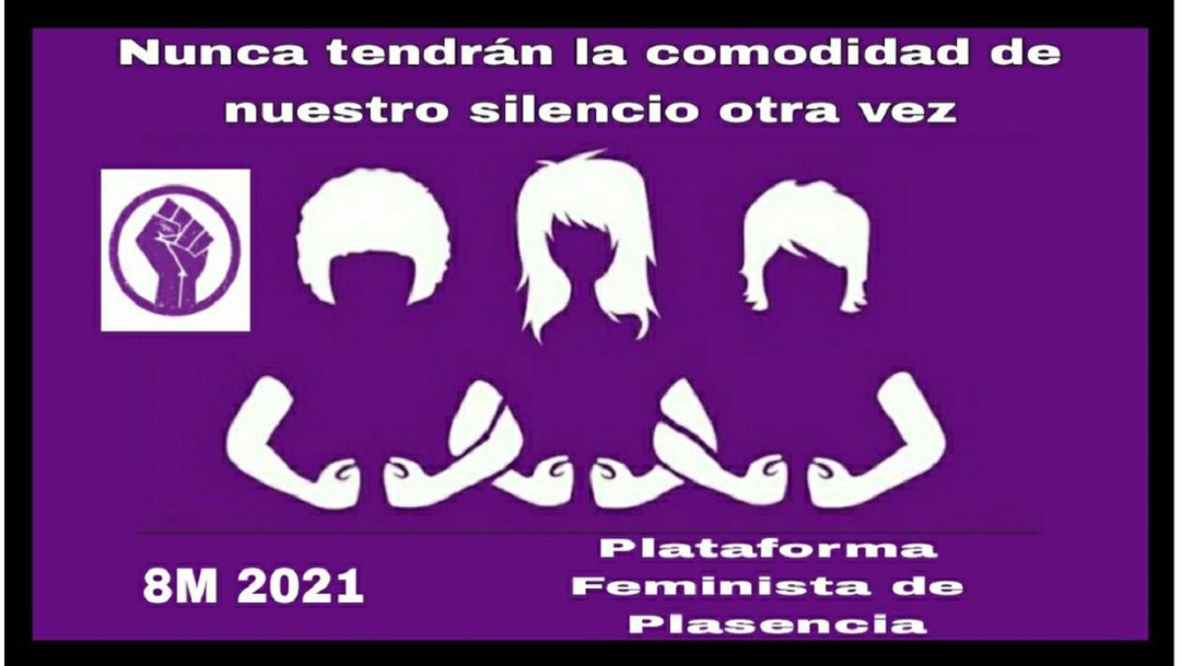 Cartel anunciador de los actos del 8 de marzo de 2021 Cartel anunciador de los actos del 8 de marzo de 2021