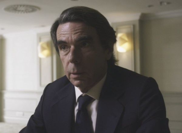 El expresidente del Gobierno José María Aznar, durante una entrevista en La Sexta. ATRESMEDIA 28/02/2021