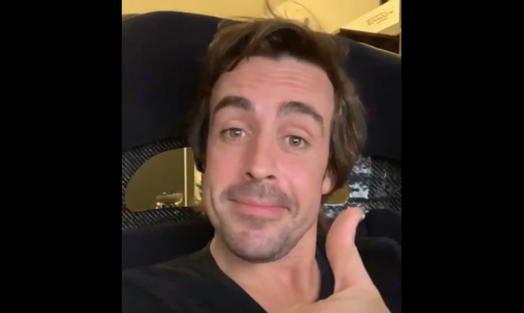 Vídeo en el que Alonso anunciaba su ausencia en la presentación de Alpine. Vídeo en el que Alonso anunciaba su ausencia en la presentación de Alpine.