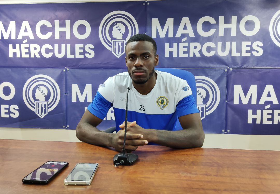 Kevin Appín, jugador del Hércules Kevin Appín, jugador del Hércules