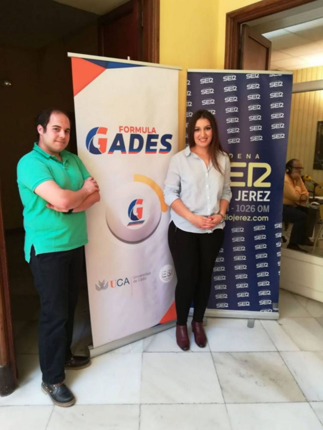 Responsables del proyecto Fórmula Gades, en Radio Jerez Responsables del proyecto Fórmula Gades, en Radio Jerez