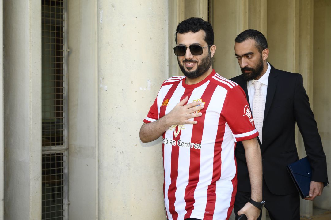 Turki Al-Sheikh con Mohamed El Assy. Turki Al-Sheikh con Mohamed El Assy.