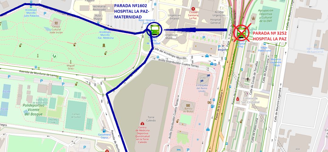 Las obras afectan al acceso a la carretera M-607 Las obras afectan al acceso a la carretera M-607
