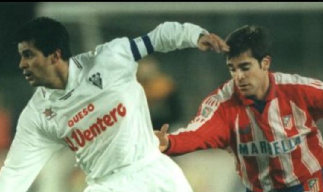 Zalazar, durante un partido disputado con el Albacete Zalazar, durante un partido disputado con el Albacete