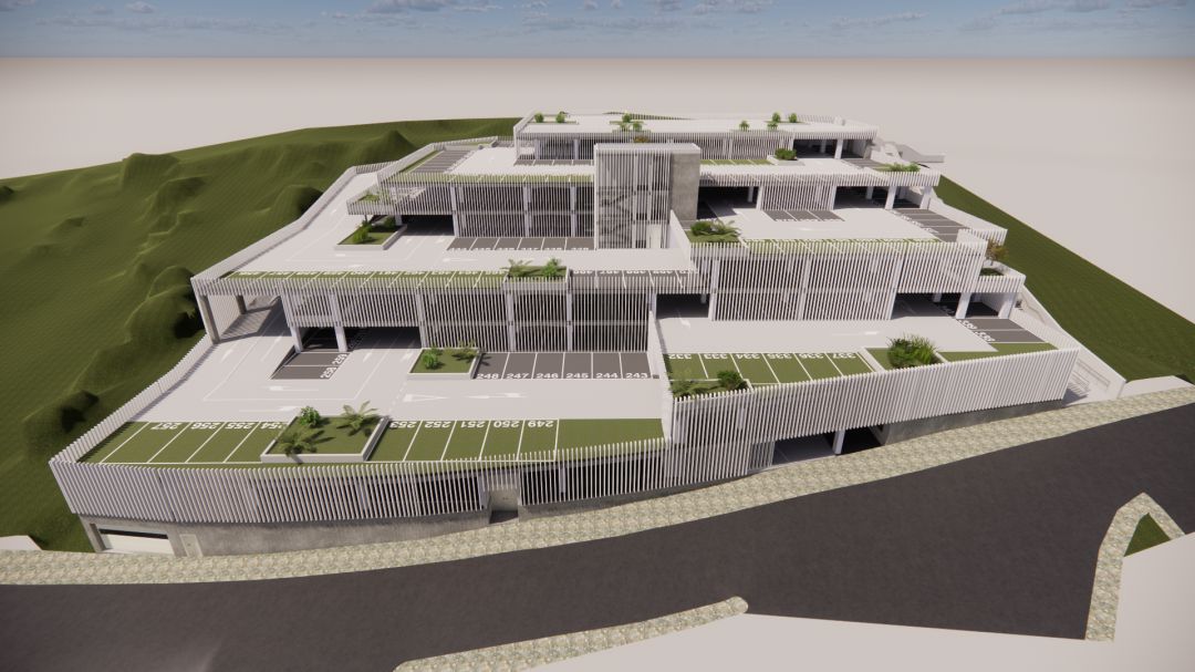 Imagen del futuro aparcamiento proyectado por la Diputación Provincial de Málaga Imagen del futuro aparcamiento proyectado por la Diputación Provincial de Málaga
