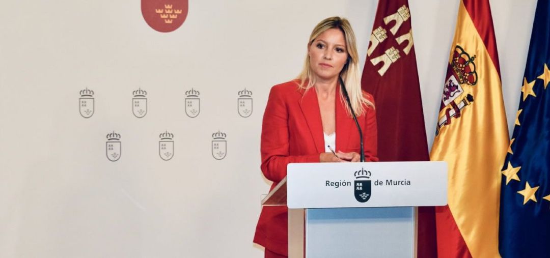Ana Martínez Vidal en rueda de prensa Ana Martínez Vidal en rueda de prensa