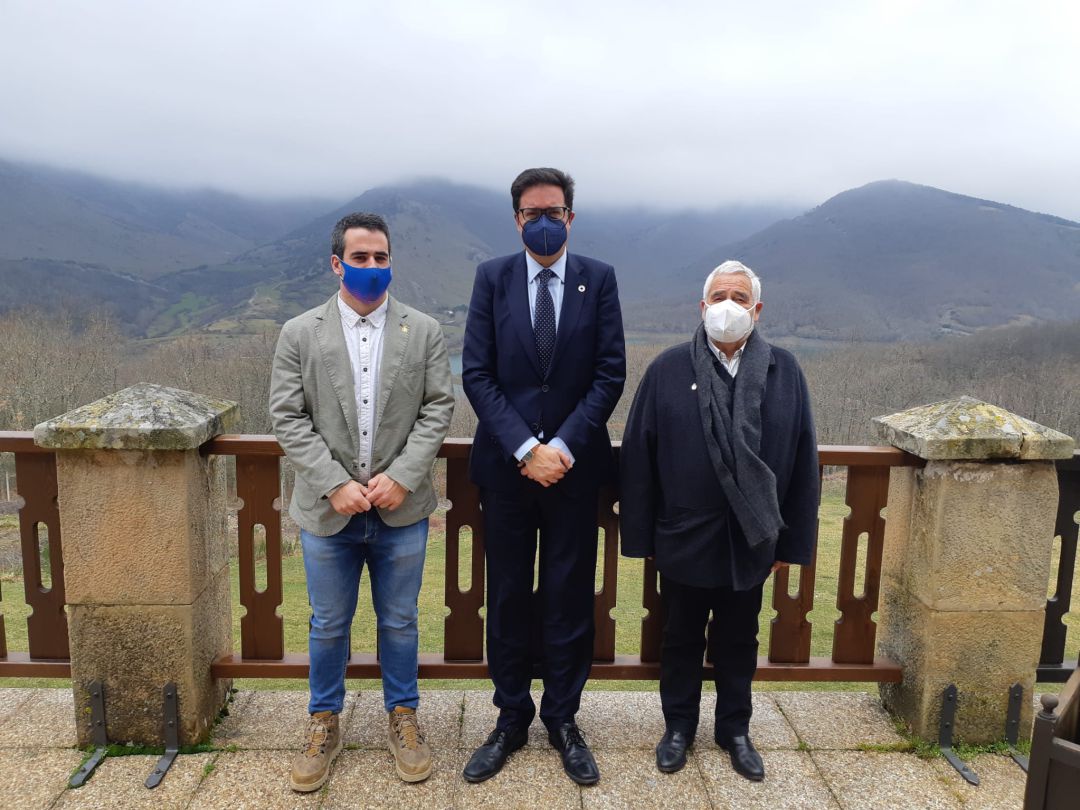 Visita de Óscar López al Parador de Cervera Visita de Óscar López al Parador de Cervera