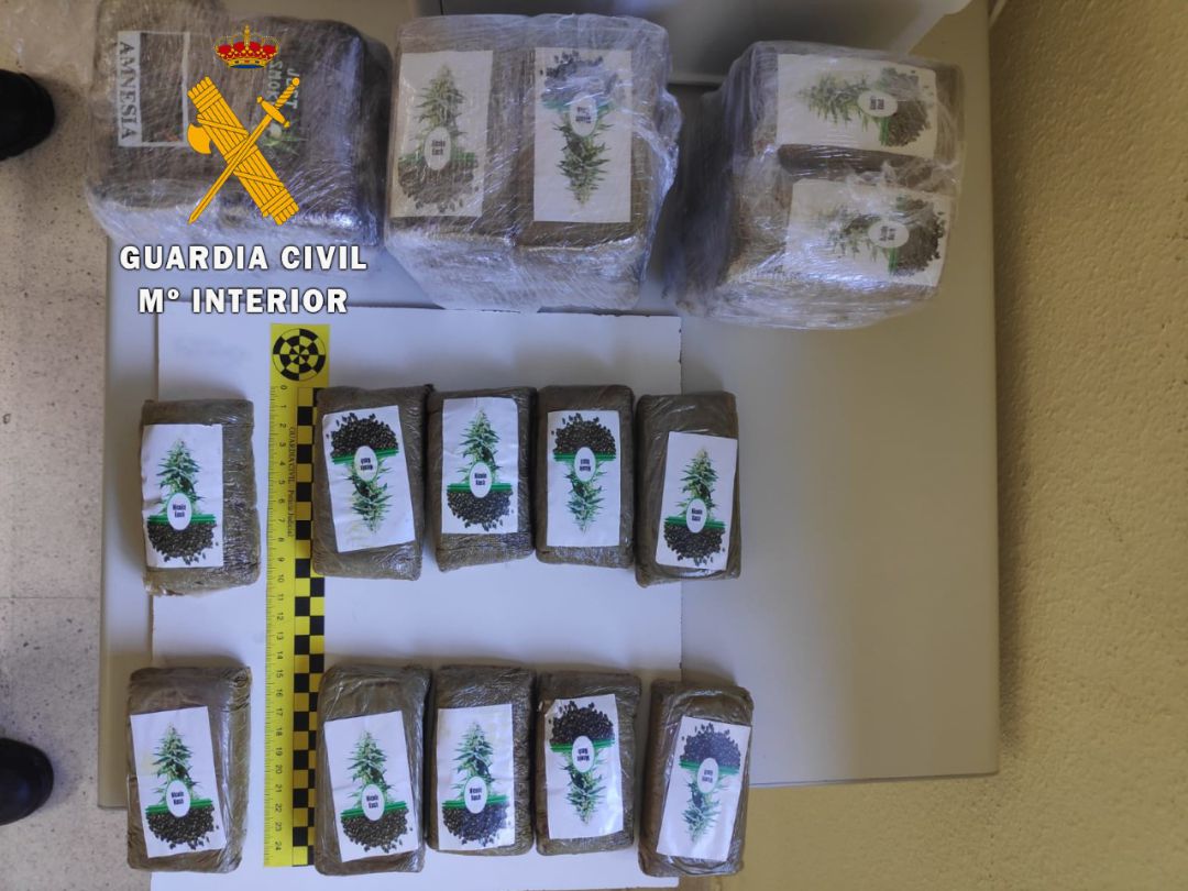 Droga Incautada por la Guardia Civil Droga Incautada por la Guardia Civil