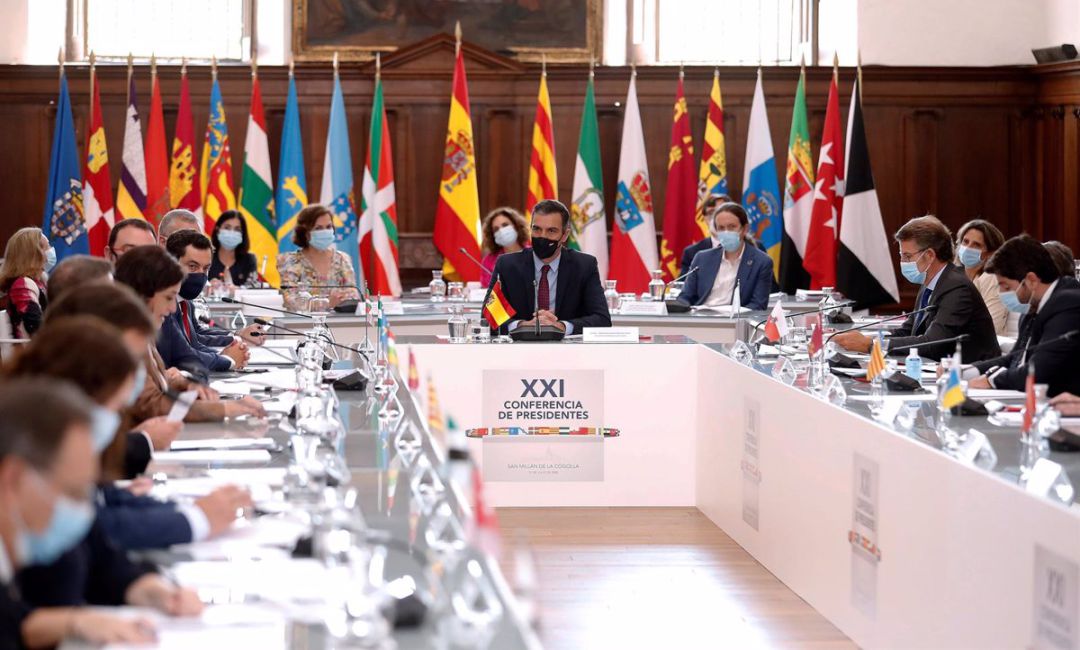 Conferencia de presidentes autonómicos celebrada en el Monasterio de Yuso del pasado verano Conferencia de presidentes autonómicos celebrada en el Monasterio de Yuso del pasado verano