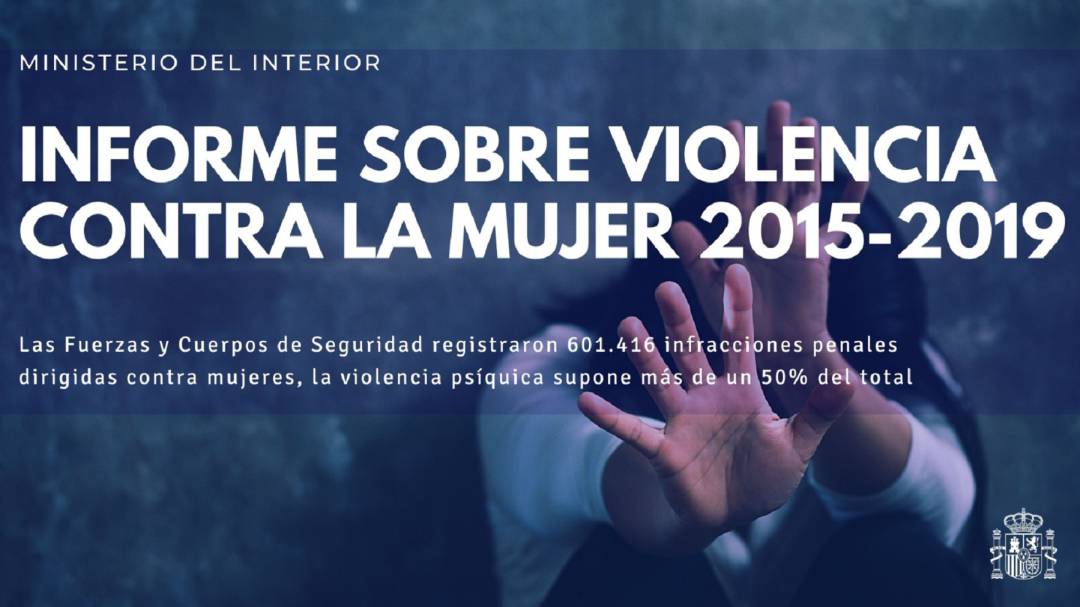 Informe sobre violencia contra la mujer 2015-2019. Informe sobre violencia contra la mujer 2015-2019.