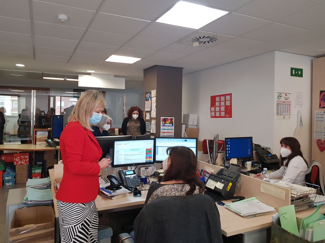 Visita de la consellera de Justicia, Gabriela Bravo, a los juzgados de Castellón Visita de la consellera de Justicia, Gabriela Bravo, a los juzgados de Castellón