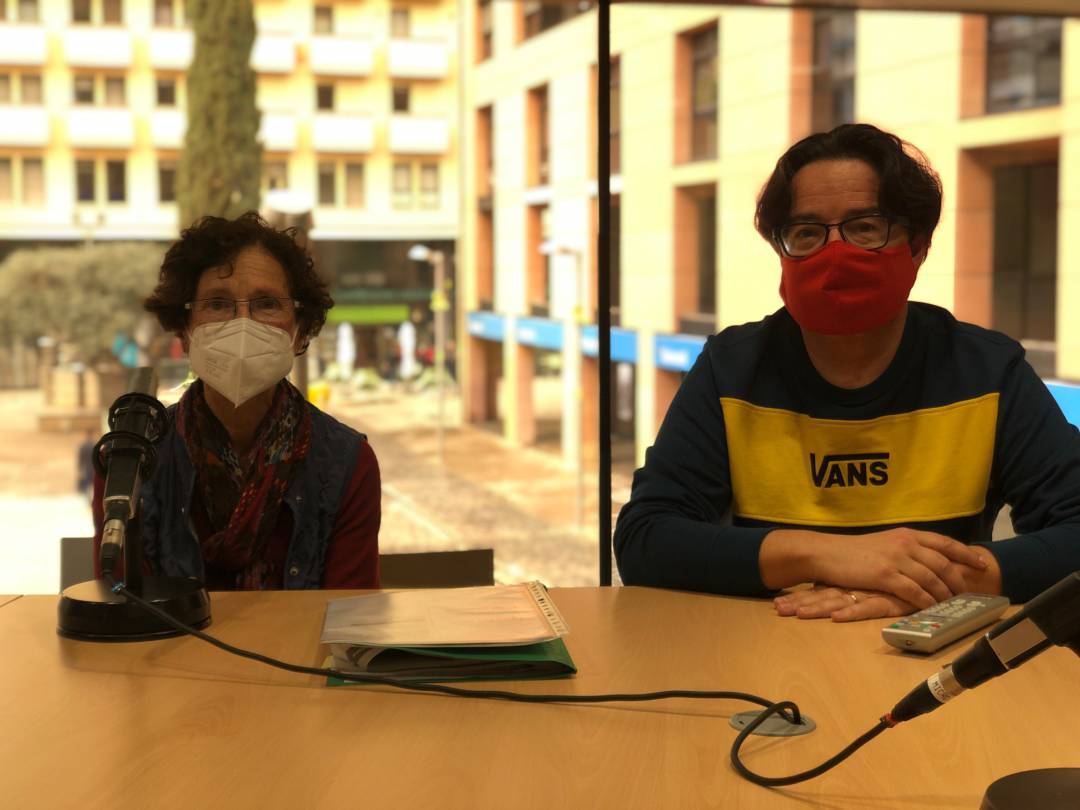 Dolors Puigdevall, directora de Càritas Girona i Jordi Martori, de Creu Roja Dolors Puigdevall, directora de Càritas Girona i Jordi Martori, de Creu Roja