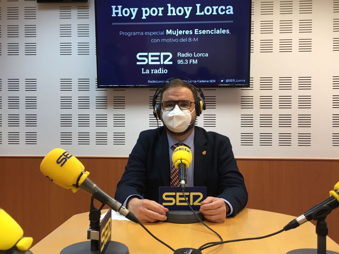 Diego José Mateos, alcalde de Lorca. Diego José Mateos, alcalde de Lorca.