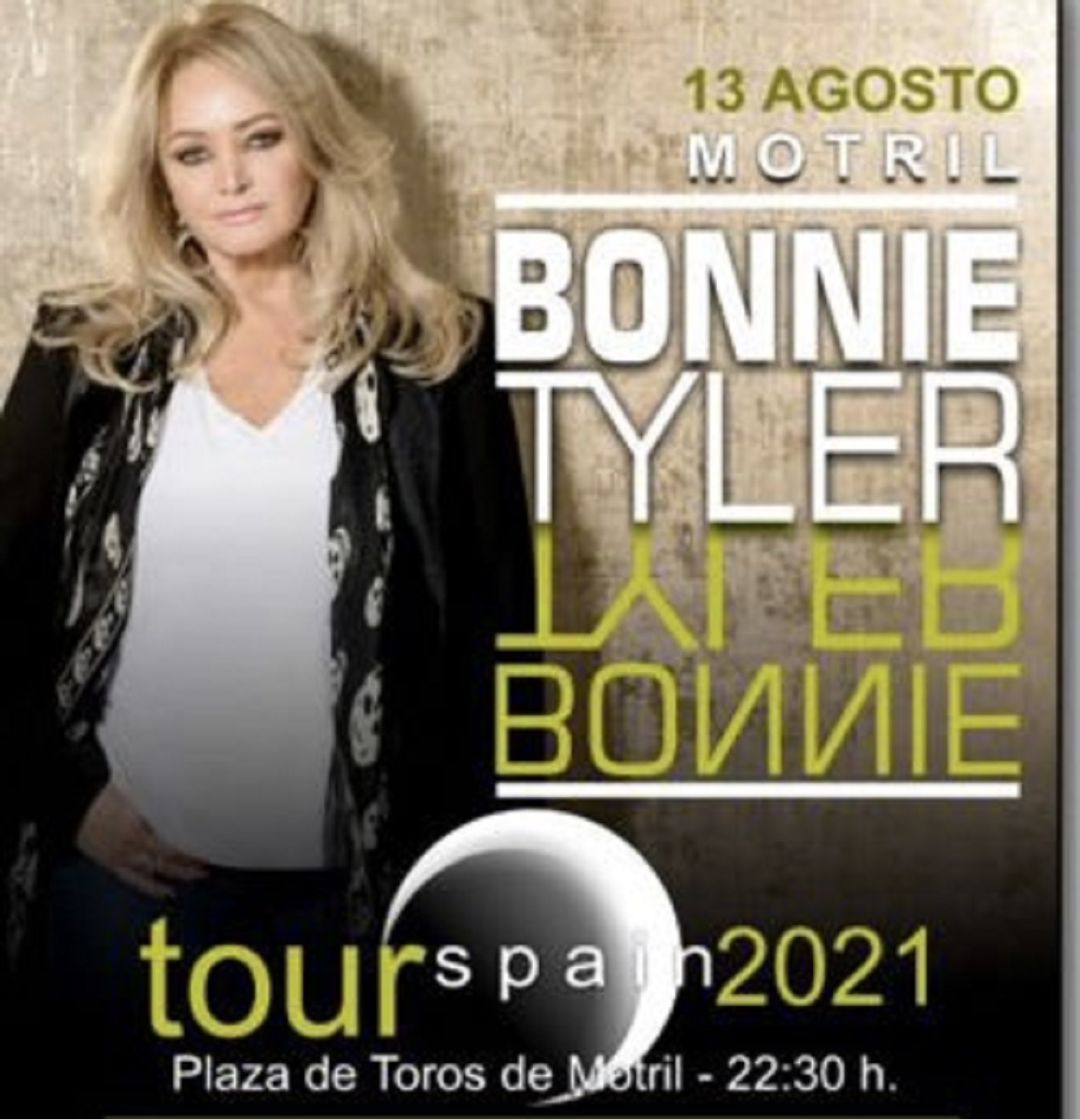 Cartel anunciador del concierto de Bonnie Tyler Cartel anunciador del concierto de Bonnie Tyler