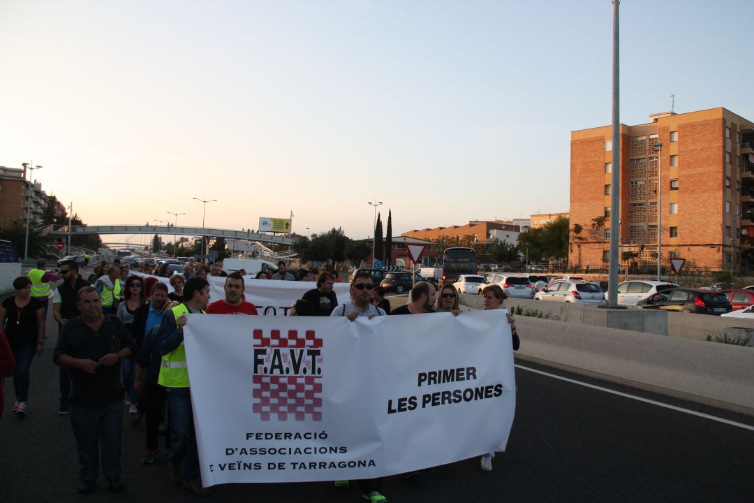 Imatge d'arxiu d'una protesta de la FAVT Imatge d'arxiu d'una protesta de la FAVT