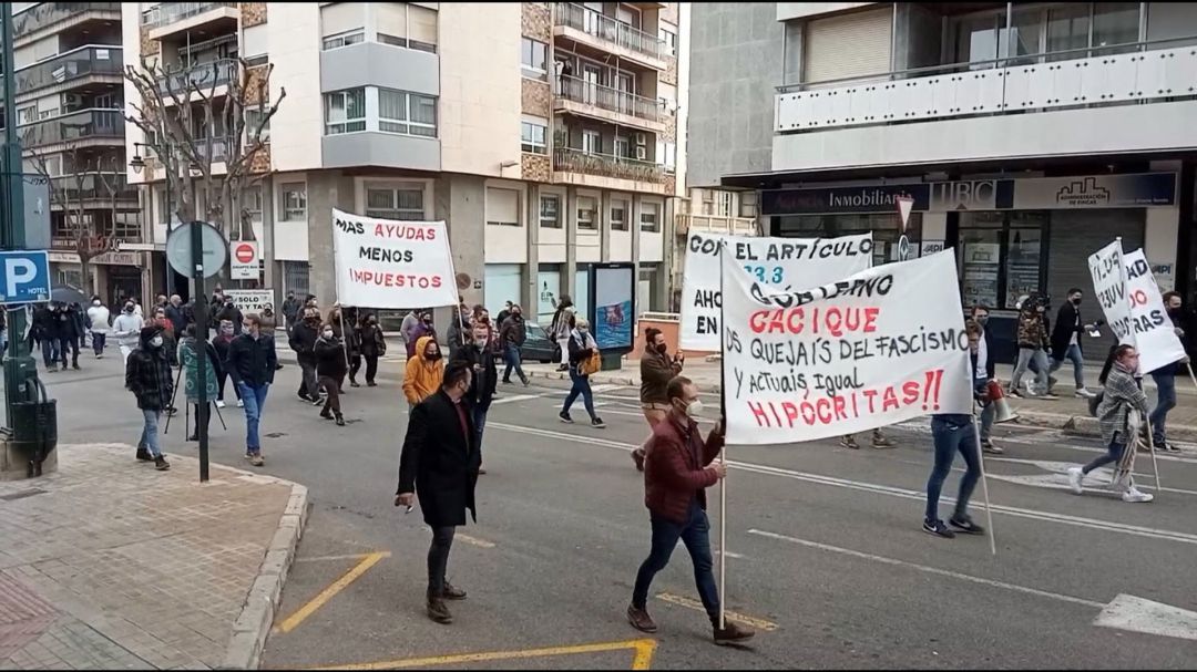 Cabecera de la manifestación Cabecera de la manifestación