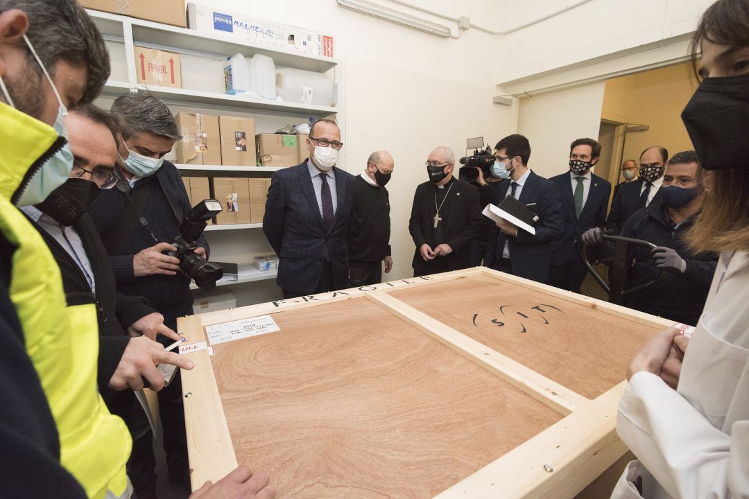 Tercera entrega de bienes de parroquias aragonesas procedentes del Museo de Lérida por sentencia judicial Tercera entrega de bienes de parroquias aragonesas procedentes del Museo de Lérida por sentencia judicial