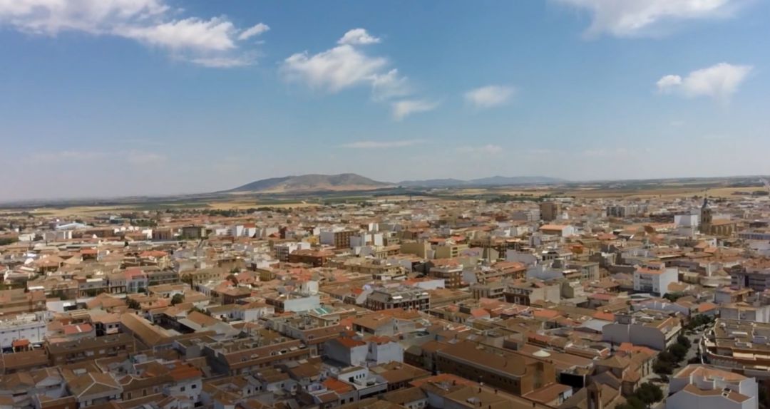 Imagen aérea de Valdepeñas Imagen aérea de Valdepeñas