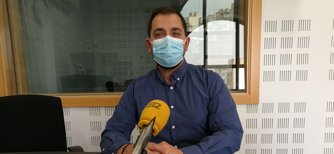 El alcalde de Valdemoro, Sergio Parra, en los estudios de Cadena SER Madrid Sur El alcalde de Valdemoro, Sergio Parra, en los estudios de Cadena SER Madrid Sur
