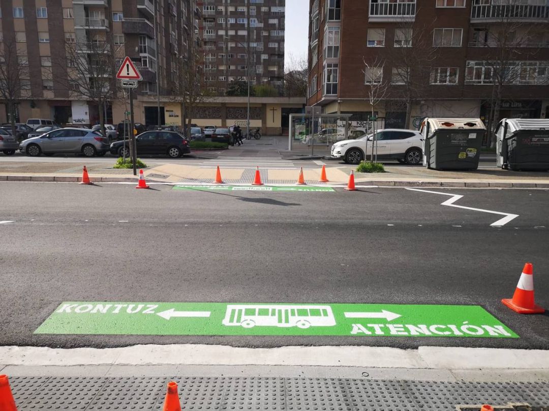 La eliminación de pasos de cebra ha comenzado en Jacinto Benavente La eliminación de pasos de cebra ha comenzado en Jacinto Benavente