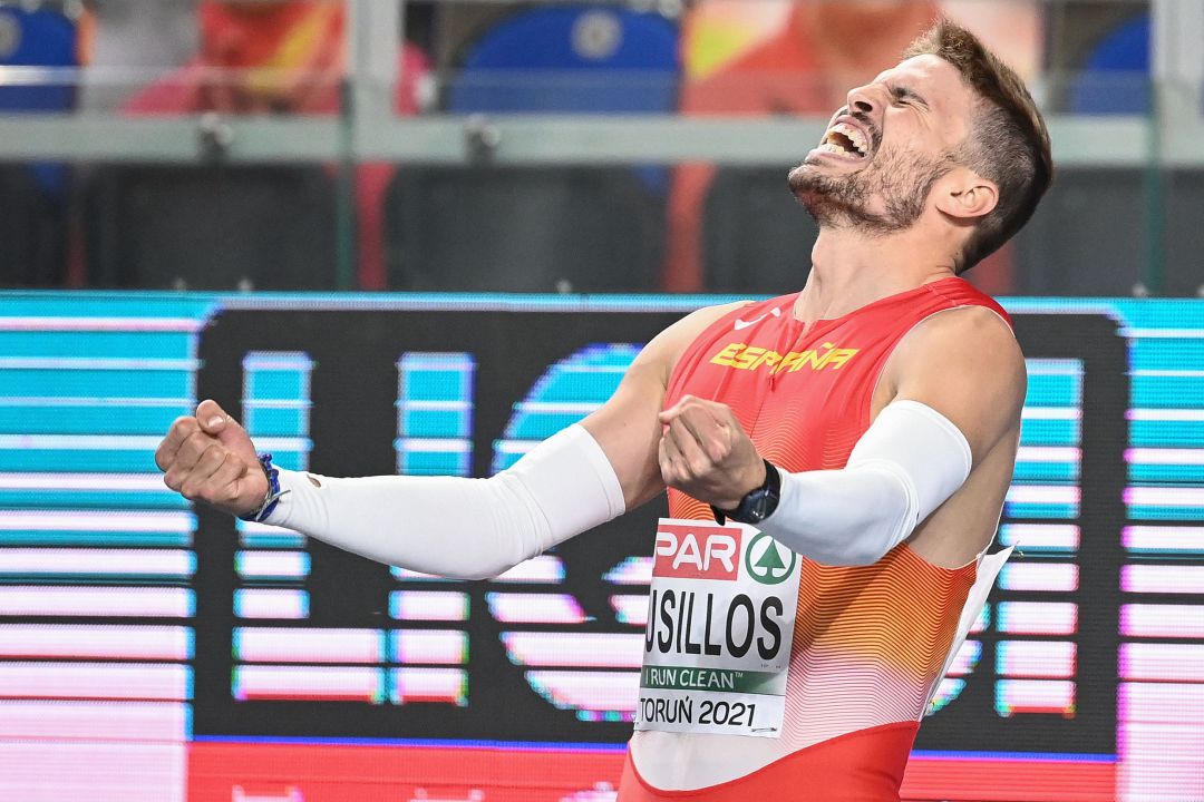 Óscar Husillos, campeón de Europa en 400 metros Óscar Husillos, campeón de Europa en 400 metros