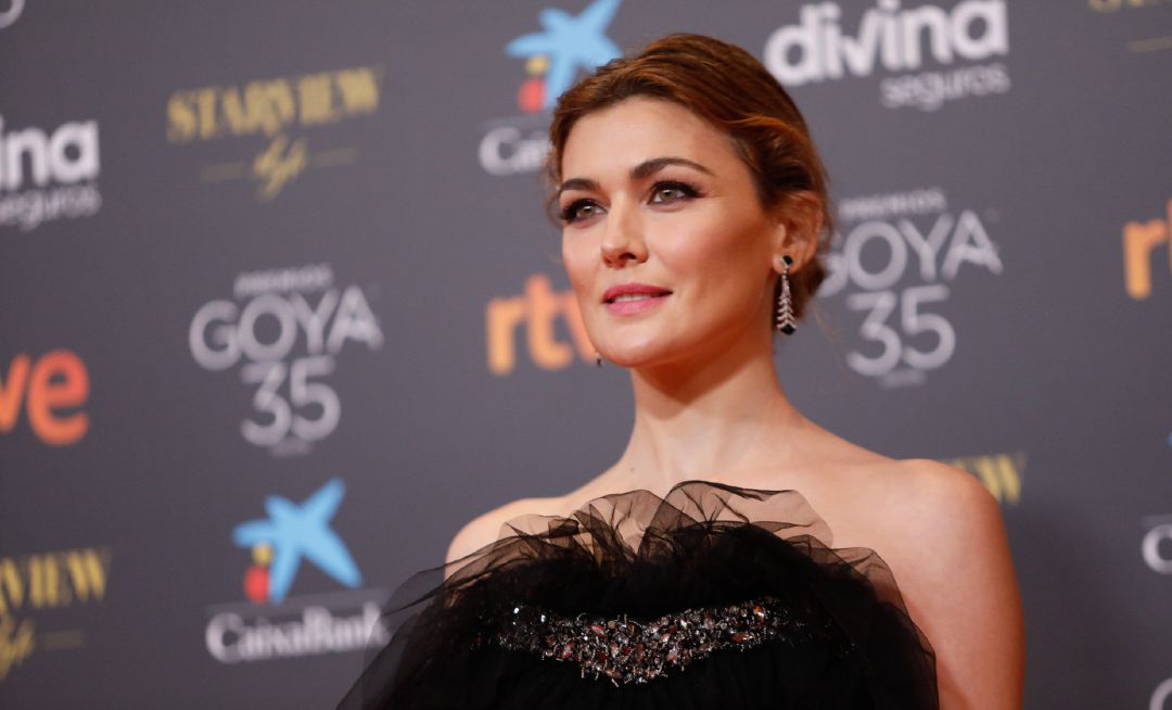 La actirz Marta Nieto, posa en la alfombra roja en la 35 edición de los Premios Goya en el Teatro del Soho CaixaBank de Málaga a 6 de marzo del 2021. La actirz Marta Nieto, posa en la alfombra roja en la 35 edición de los Premios Goya en el Teatro del Soho CaixaBank de Málaga a 6 de marzo del 2021.