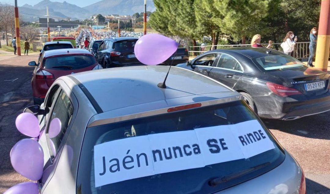 Coches que participaron en la caravana protesta del pasado domingo, 14 de febrero. Coches que participaron en la caravana protesta del pasado domingo, 14 de febrero.