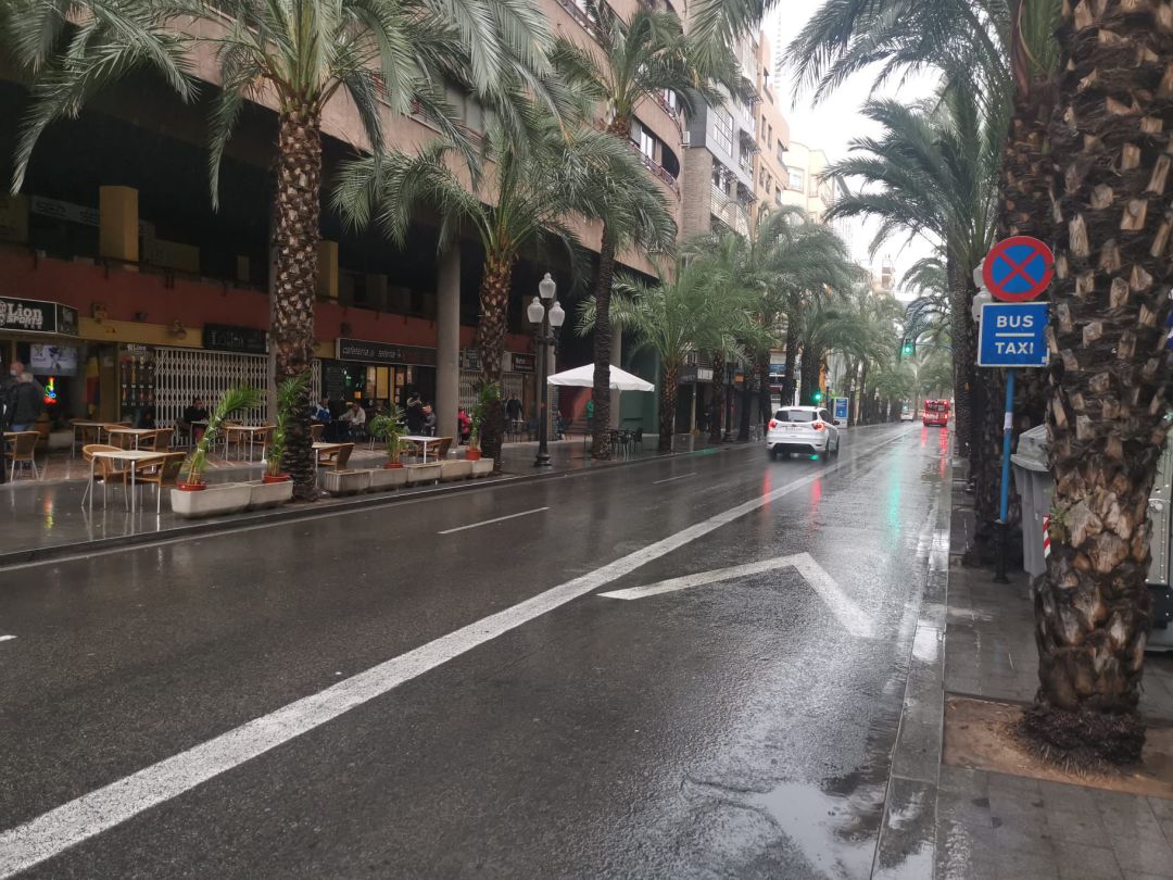 Calle Calderón de la Barca en Alicante Calle Calderón de la Barca en Alicante
