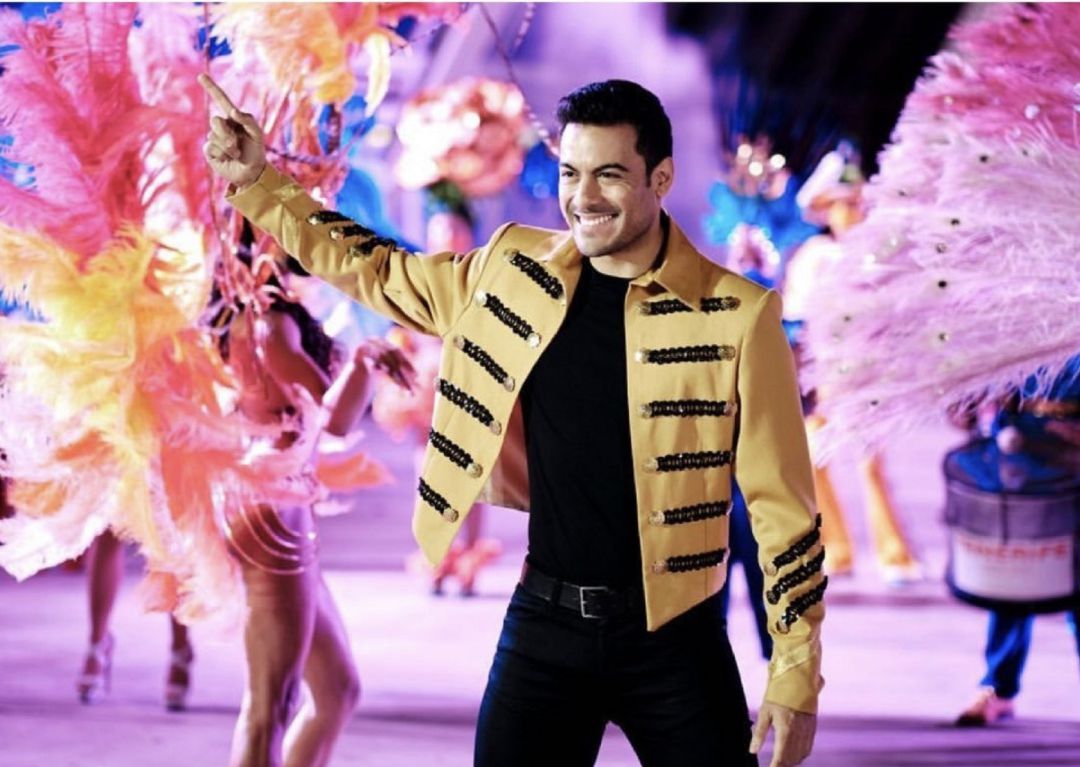 Carlos Rivera, durante su actuación en la Gala. Carlos Rivera, durante su actuación en la Gala.