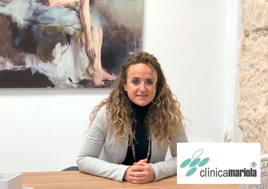Araceli Gisbert, en las instalaciones de la Clínica Mariola Araceli Gisbert, en las instalaciones de la Clínica Mariola