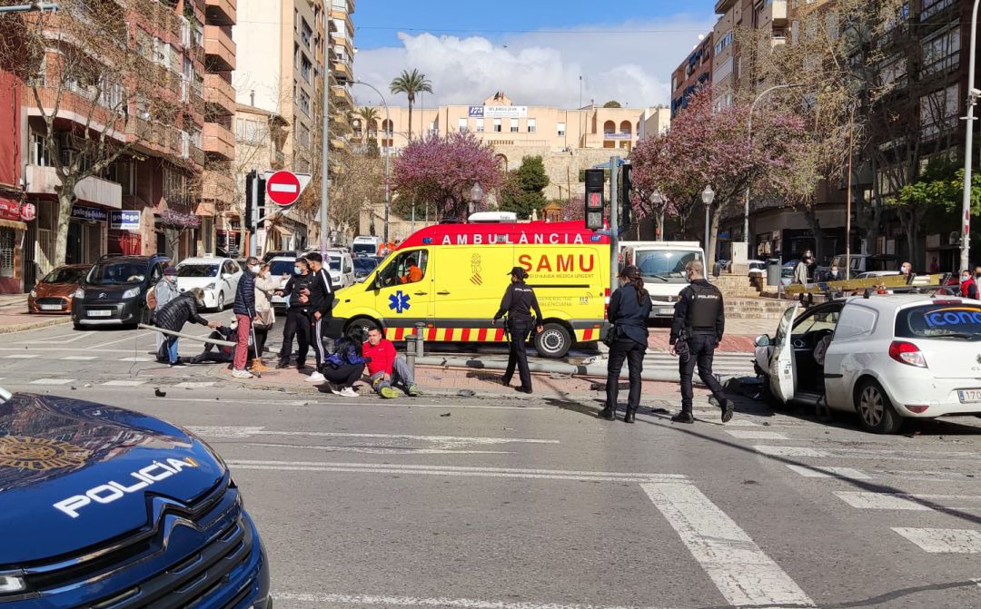 Imagen de la atención sanitaria tras el suceso Imagen de la atención sanitaria tras el suceso