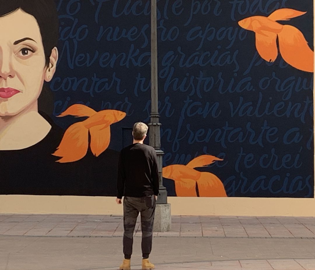 Mural de Nevenka Fernández Mural de Nevenka Fernández