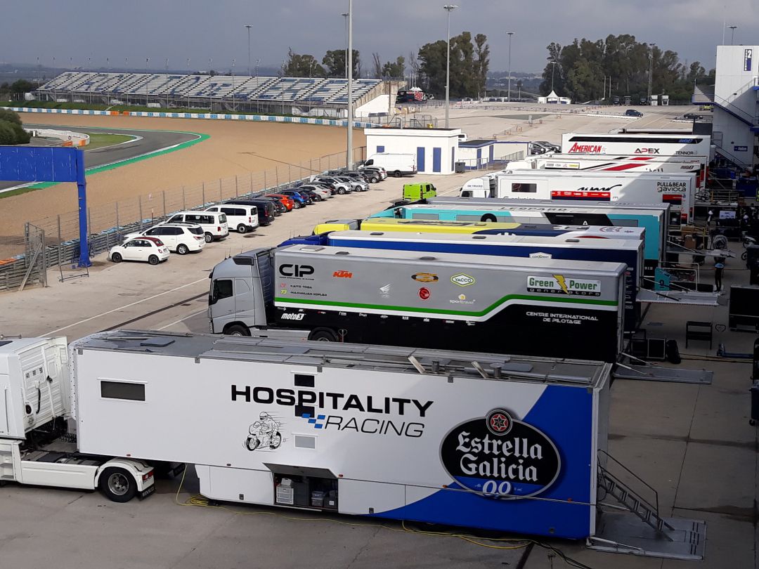 Así luce el paddock en el Circuito de Jerez Así luce el paddock en el Circuito de Jerez