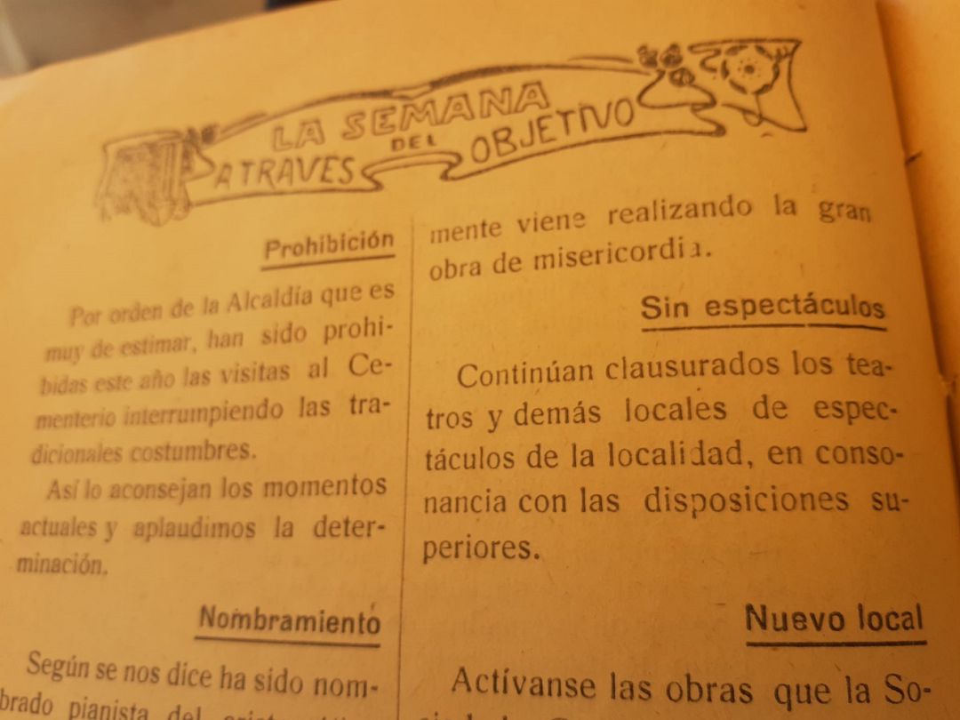 Páginas de la revista lorquina 'Tontolín' de 1915. Páginas de la revista lorquina 'Tontolín' de 1915.