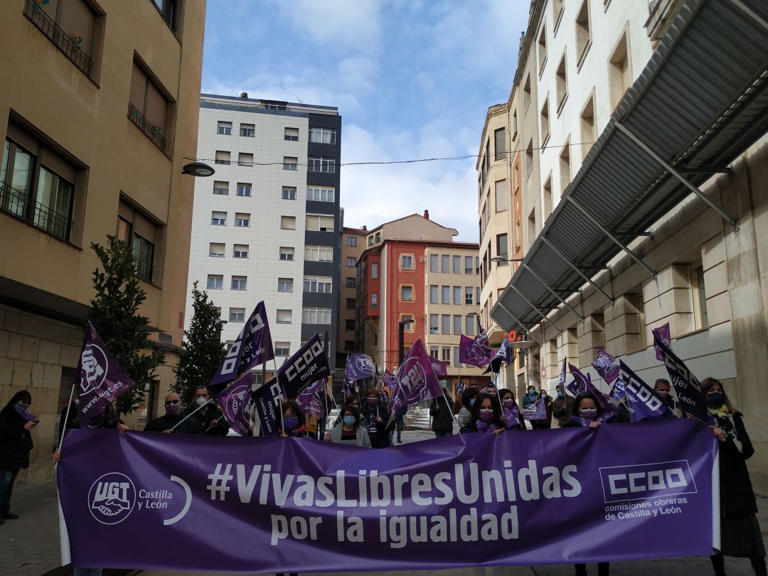 Concentración de CCOO y UGT Concentración de CCOO y UGT