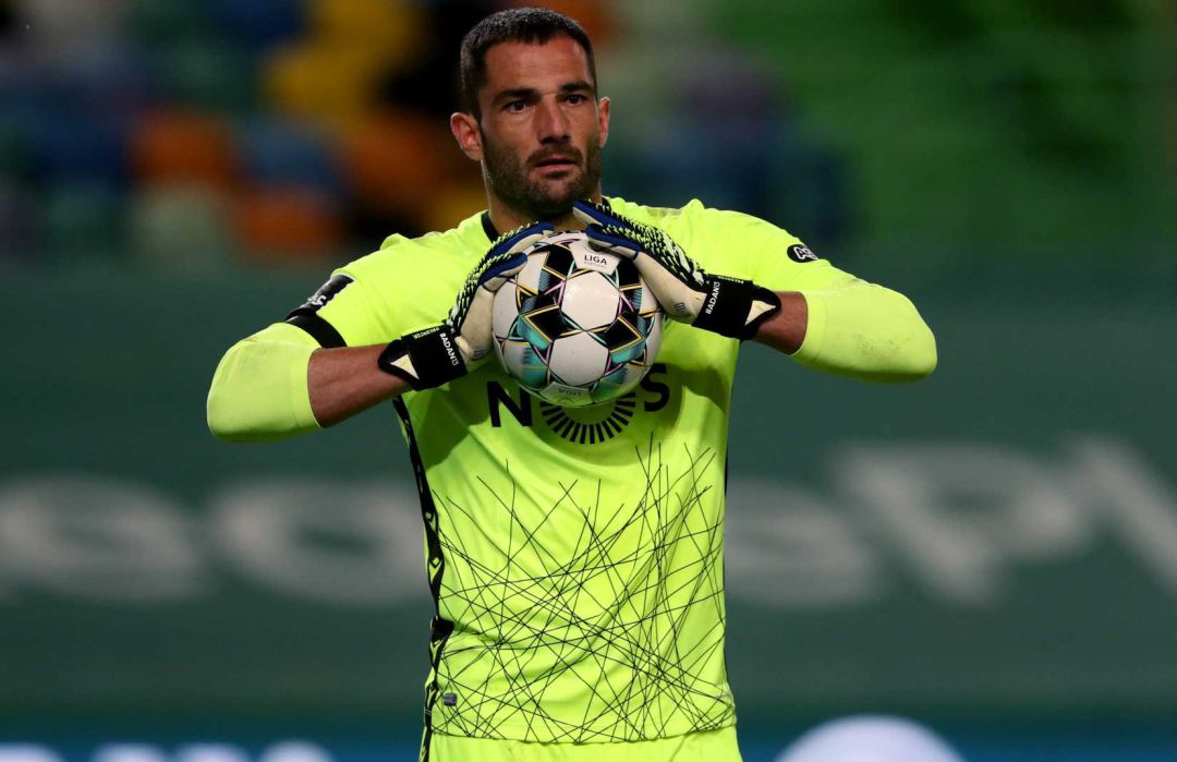 El portero del Sporting Antonio Adán. El portero del Sporting Antonio Adán.