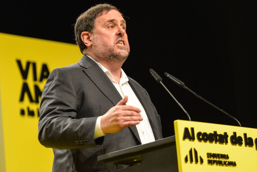 El líder de ERC, Oriol Junqueras. El líder de ERC, Oriol Junqueras.