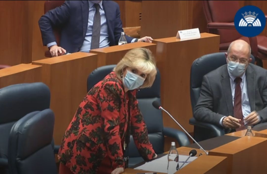 Verónica Casado, en su intervención Verónica Casado, en su intervención