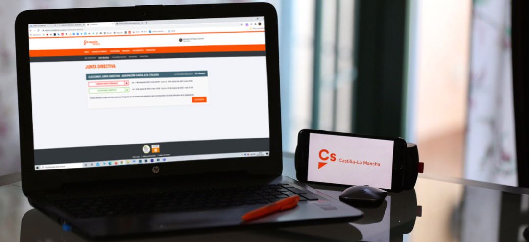 Imagen del proceso de votación telemático Imagen del proceso de votación telemático