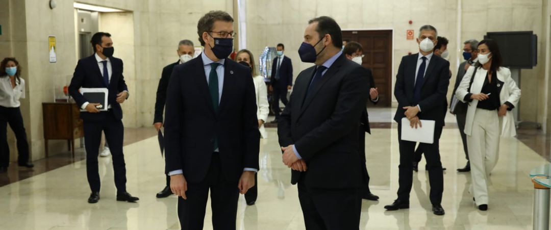 Alberto Núñez Feijóo y José Luis Ábalos Alberto Núñez Feijóo y José Luis Ábalos
