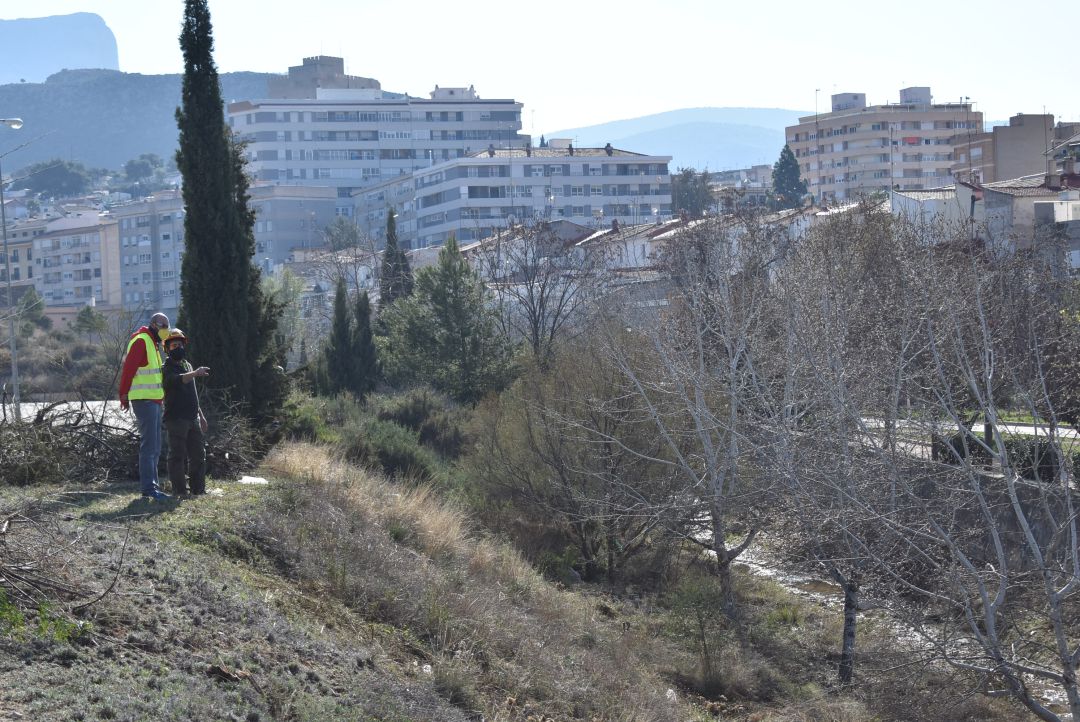 Trabajos en la Rambla dels Molins de Petrer Trabajos en la Rambla dels Molins de Petrer