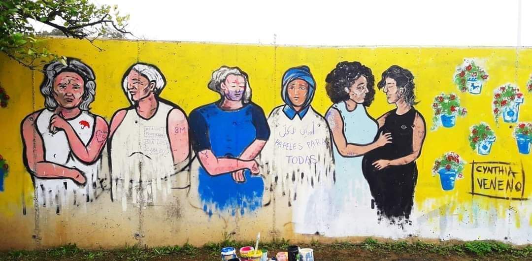 Ayuntamiento y Diputación condenan las pintadas contra el muro feminista del Parque Moret Ayuntamiento y Diputación condenan las pintadas contra el muro feminista del Parque Moret