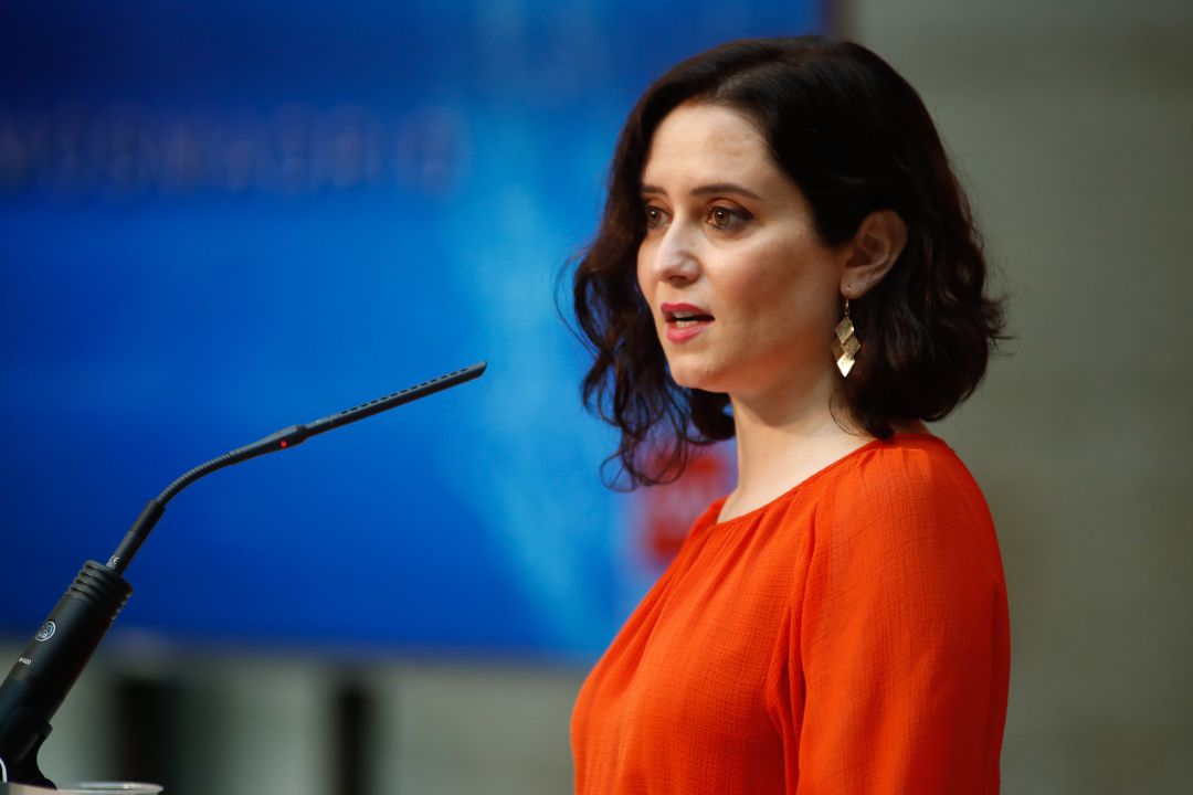 La presidenta de la Comunidad de Madrid, Isabel Díaz Ayuso. La presidenta de la Comunidad de Madrid, Isabel Díaz Ayuso.