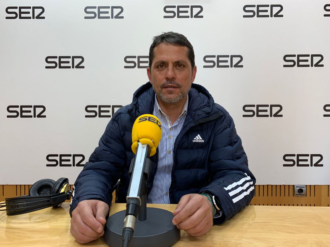 José Luis Rodríguez Loreto, entrenador del Real Murcia, en Radio Murcia José Luis Rodríguez Loreto, entrenador del Real Murcia, en Radio Murcia